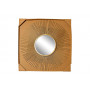 37SM-0734-R Зеркало декоративное золотое 70,5х70,5х1,9 см, центр.диам.28 см
