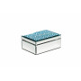 Стеклянная шкатулка голубая 18х13, 1х7, 5 см 19-OA-450-BM
