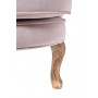 Розовое кресло на деревянных ножках велюр 64*70, 5*77см PJC741-PJ621