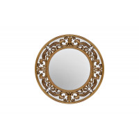 Круглое декоративное зеркало в золотой раме d62,2*2,9см M329 