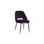 Велюровый стул на металлических ножках фиолетовый 54, 5*58*80см 46AS-CH3073-VIOL