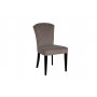 Велюровый стул с волнистой спинкой бежево-серый 50*63*88см PJC776-PJ631