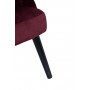 Бордовое велюровое кресло с волнистой спинкой 67*72*86см PJC483-PJ604