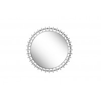 Круглое декоративное зеркало со стразами d60см 50SX-1824