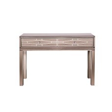 Зеркальная консоль, 2 ящика 120*42*80см KFG038