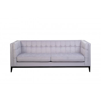 Велюровый трехместный раскладной диван Palermo Серый 216*83*78см Vel49