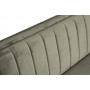 Велюровый трехместный раскладной диван Paolo Оливково-серый 232*91*74см, 2 подушки Bel17
