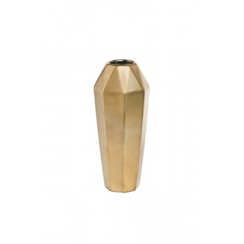 Керамическая ваза золотая d12*29см 55RD3750M
