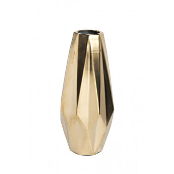 Керамическая ваза золотая d17*37см 55RD3750L 