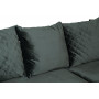 Велюровый трёхместный диван Sorrento Изумрудный 250*101*90см Bel37