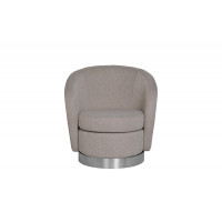 Кресло вращающееся серо-белое (рогожка) 76AR-7384-WG
