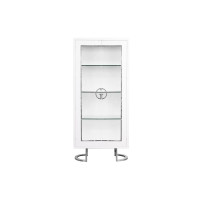 Витрина D'Oro Garda Decor белая/хром 80*40*180см GD-VI003