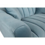 Велюровый двухместный диван Fabio с двумя подушками