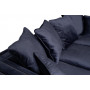 Велюровый трёхместный раскладной диван Opera Темно-синий 227*104*95см Bel18