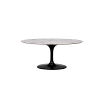 Стол обеденный овальный белый Pearl White 170*110*76 33FS-DT3056-BLWH 