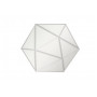 Объемное шестиугольное зеркало 100*86*5, 5см KFG078