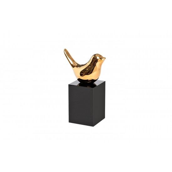 Статуэтка Птичка золотая на подставке 11*11*18см 55RD4007L