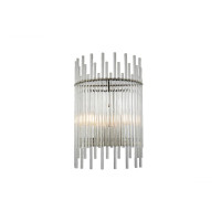 Стеклянное бра хром K2KR1137W-2