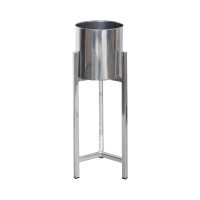 Подставка под цветы хром d21,6*74cм 82ГС1-SILVER