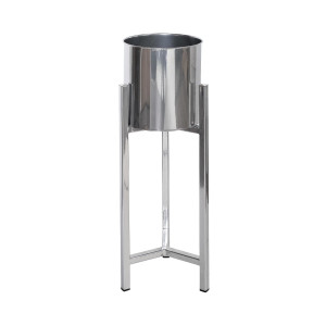 Подставка под цветы хром d21,6*74cм 82ГС1-SILVER