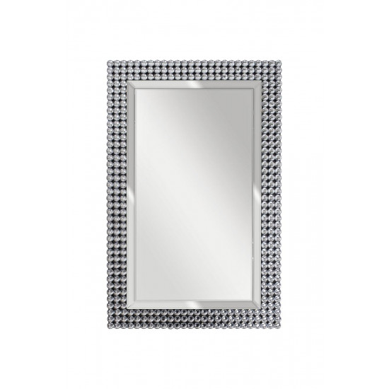 50SX-19003/1 Зеркало прямоуг. в раме с кристаллами 65*100*2,3см