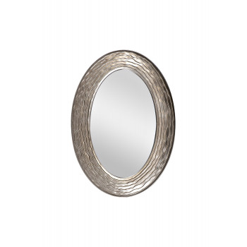 Зеркало Волны в раме темное серебро 50SX-2080