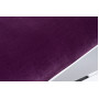 47ED-BEN019-VT Банкетка велюр фиолетовый/хром 120,5*45*44,5см
