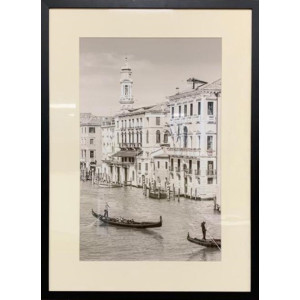 Постер "Романтическая Венеция-1"в черном багете 89VOR-VENEZIA1