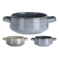 Q91000150 Супница керамичес. серая 750мл d14*7см цв.ассорти (2)