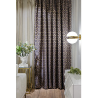 121GD-TON04-PORT BRONZ Портьера MODENA бронзовая  275*260см