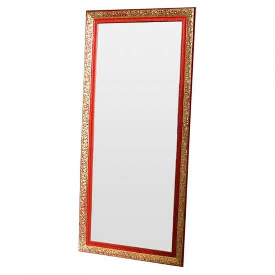 Зеркало напольное и настенное большое в полный рост в красно-золотой раме Burlesque