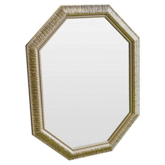 Зеркало восьмиугольное в золотой раме Golden luxury