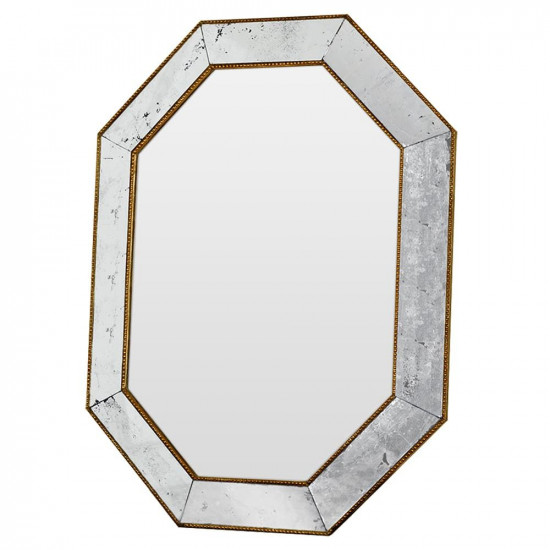 Зеркало восьмиугольное в золотой раме Aristocrat goldcant