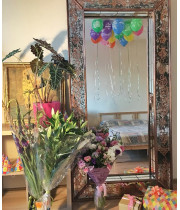 Зеркало большое напольное и настенное в полный рост в бронзовой раме Exultancy