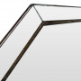 Зеркало восьмиугольное в зеркальной серебряной раме Octagon (Октагон)