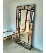 Зеркало большое напольное и настенное в полный рост Saint-Denis Состаренное серебро