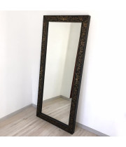 Зеркало большое напольное и настенное в полный рост в чёрной раме Black bronze