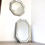 Зеркало восьмиугольное в раме Ludovic base Состаренное серебро