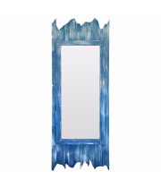 Зеркало большое напольное и настенное в голубой раме Gianni