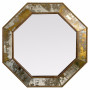 Зеркало восьмиугольное Charles Состаренное серебро