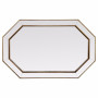 Зеркало восьмиугольное в золотой зеркальной раме Henri