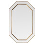 Зеркало восьмиугольное в золотой зеркальной раме Henri