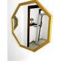 Зеркало восьмиугольное в золотой раме Uslada Gold