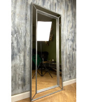 Зеркало большое напольное и настенное в полный рост в зеркальной раме Monic Silver