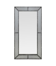 Зеркало большое напольное и настенное в полный рост в серебряной раме Fandango silver
