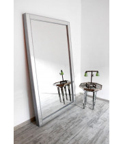 Зеркало большое напольное и настенное в зеркальной раме в полный рост Modesto Серебро
