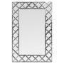 Венецианское зеркало в зеркальной раме Petit Cristal Серебро