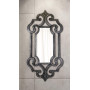 Зеркало настенное декоративное Alverde Серебро/чёрный