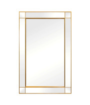 Зеркало в зеркально-золотой раме Alterna Gold