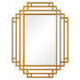 Зеркало многоугольное декоративное в золотой раме Riserva gold